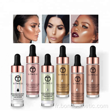 Primer surligneur liquide gouttes cosmétiques cosmétiques Glow Face